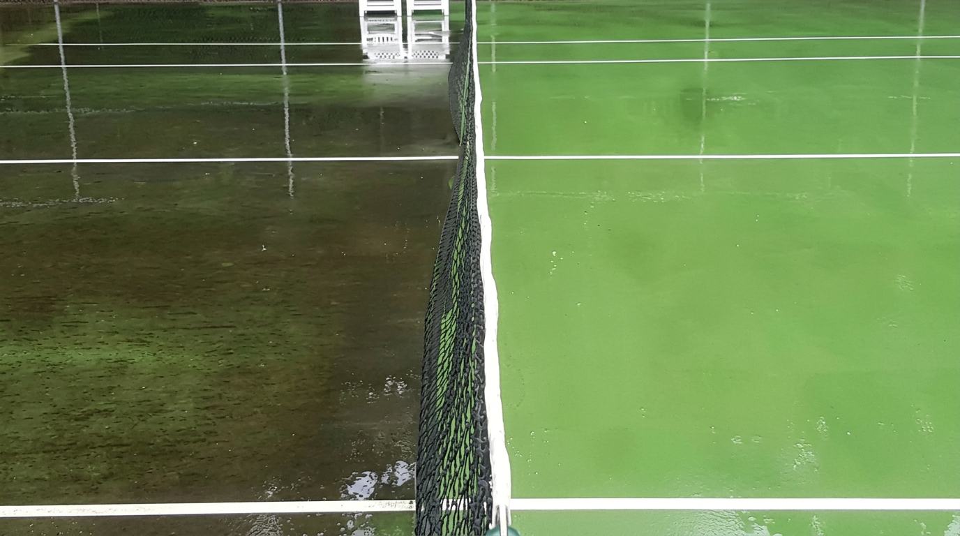 Tennis & Basketball Court Cleaning